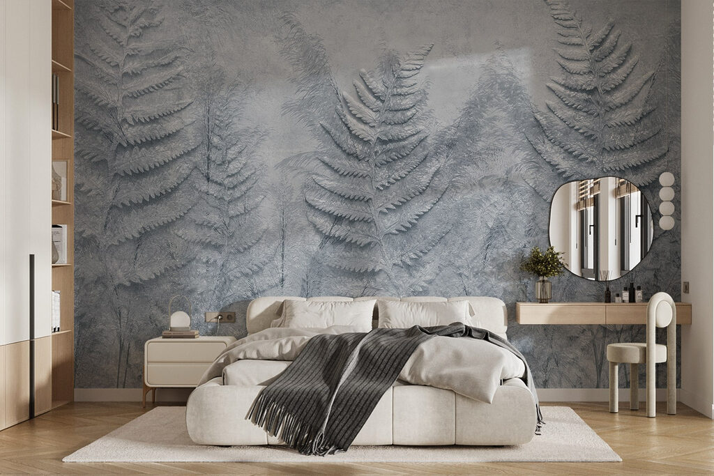 Group of fern leaves Group of fern leaves