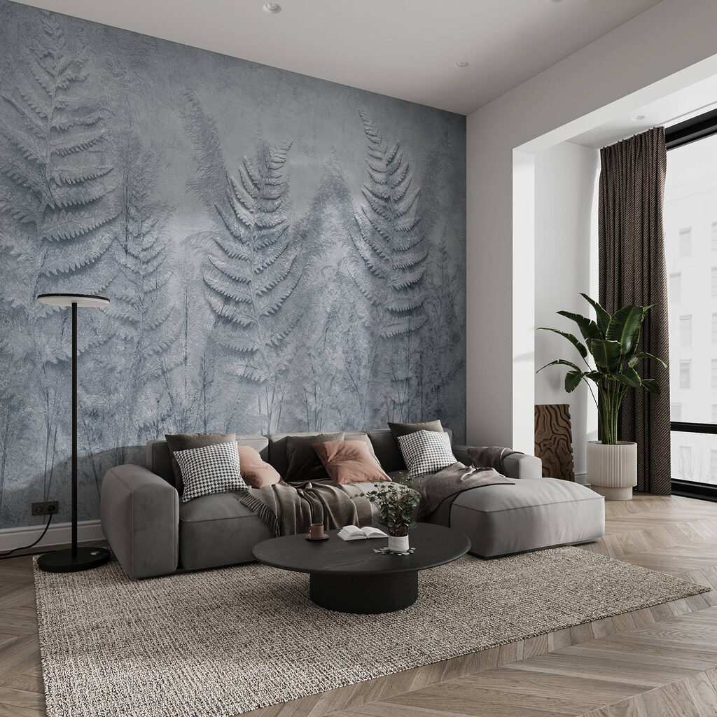 Group of fern leaves Group of fern leaves