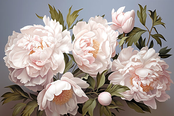 Groupe de fleurs blanches Groupe de fleurs blanches