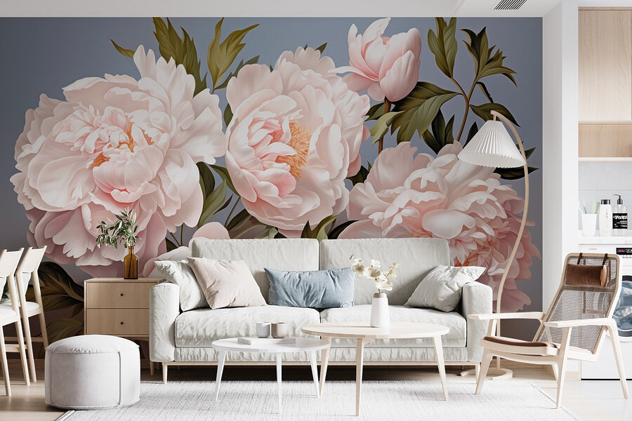 Papier peint Groupe de fleurs blanches – Image 4