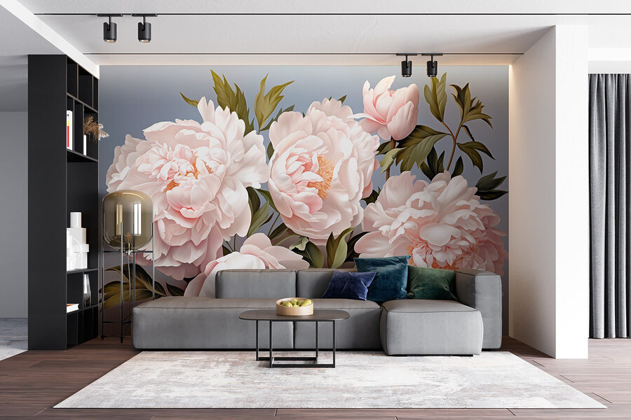 Papier peint Groupe de fleurs blanches – Image 5