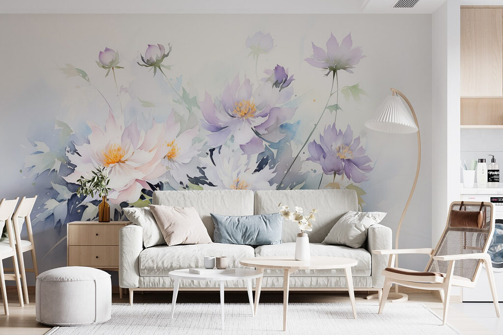 Peinture de fleurs sur fond blanc w08883pig10r 1024x683 - Peinture de fleurs sur fond blanc