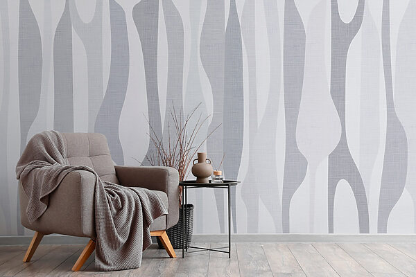 Tissu blanc et gris à motifs Tissu blanc et gris à motifs