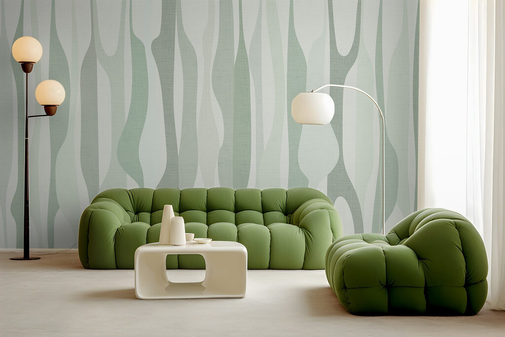 Gentle waves of soft color