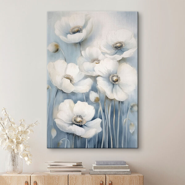 Peinture de fleurs blanches Peinture de fleurs blanches