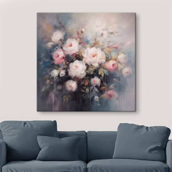 Peinture de fleurs dans un vase Peinture de fleurs dans un vase