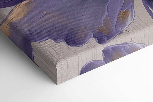 Peinture d'une fleur violette Peinture d'une fleur violette