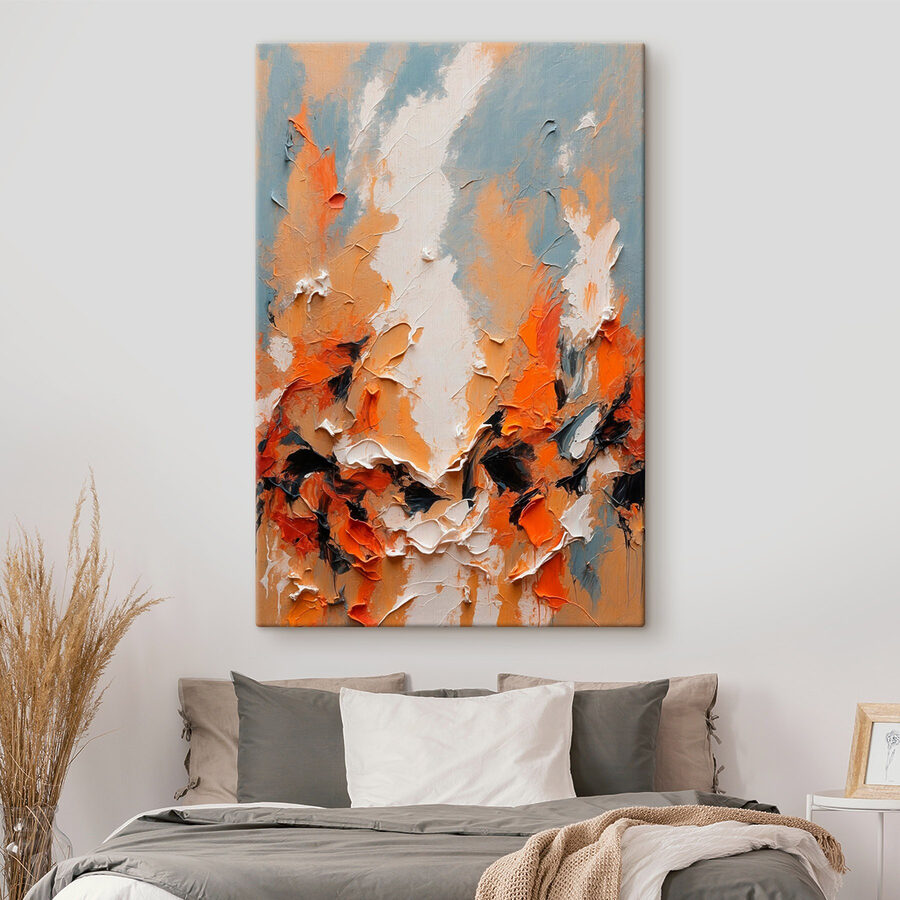 Des couleurs vives dans l'expression abstraite