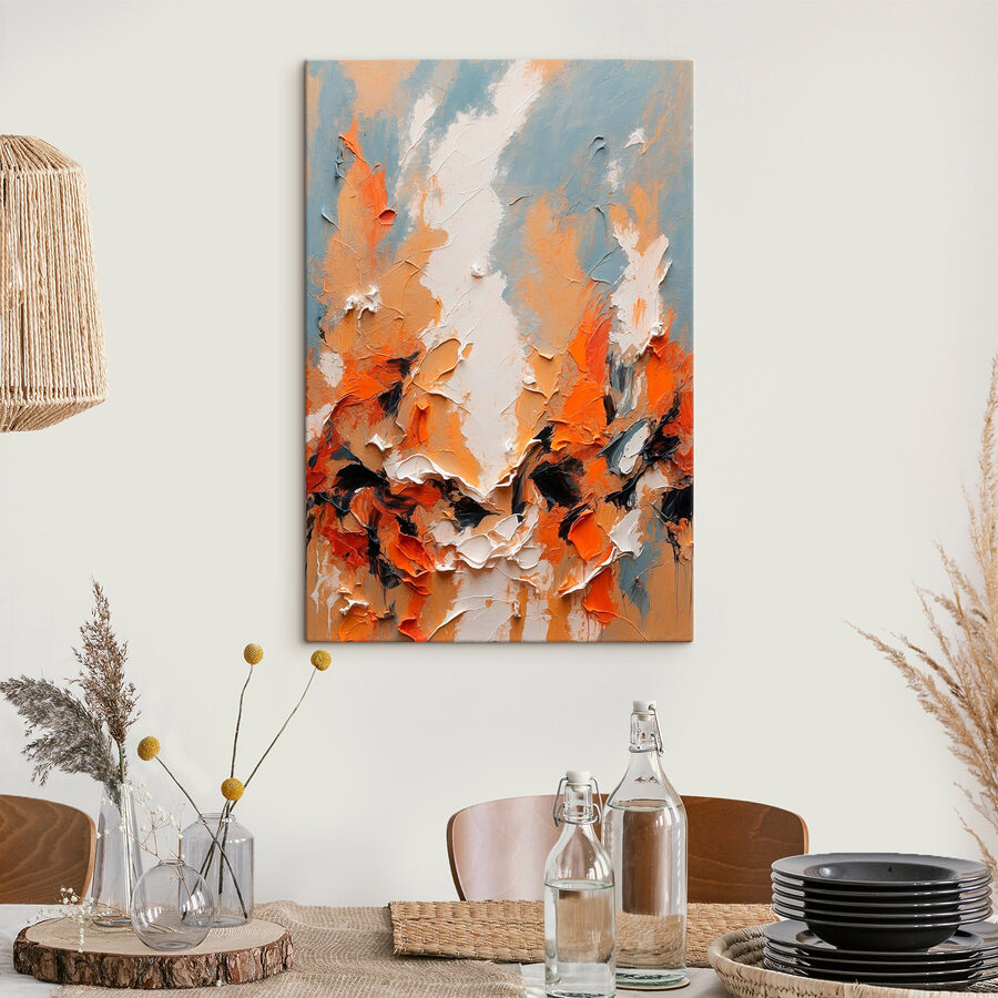 Des couleurs vives dans l'expression abstraite