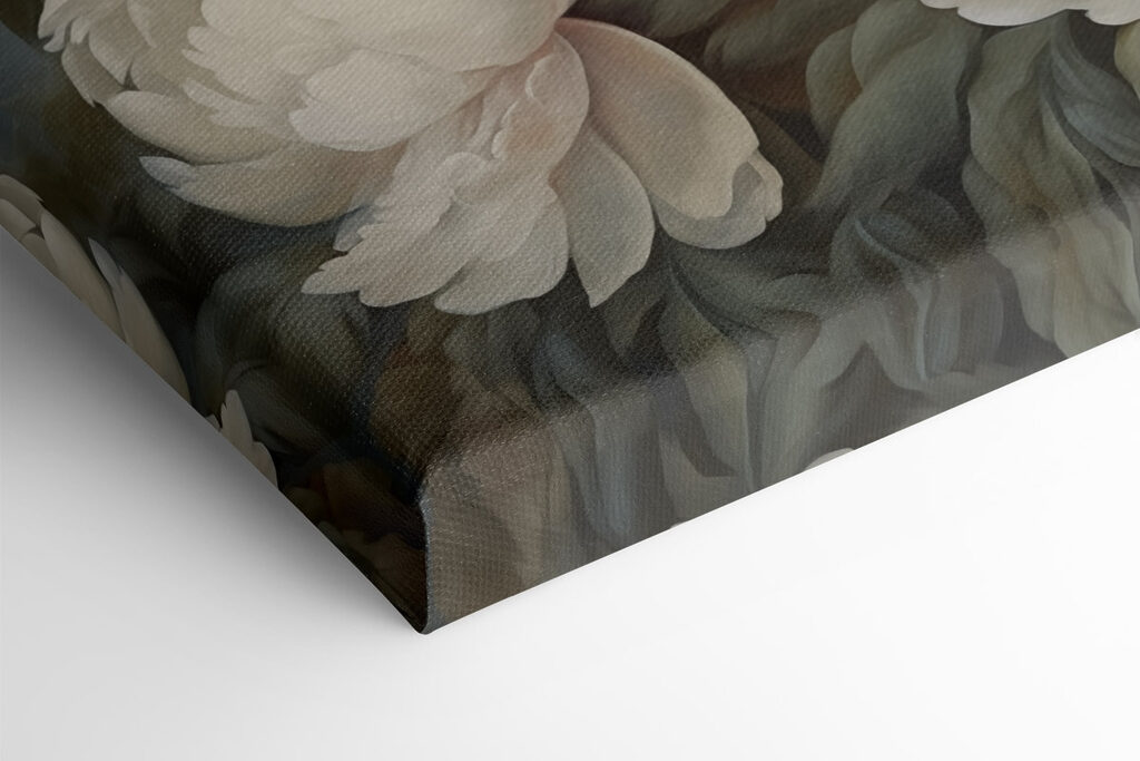 Painting of white flowers