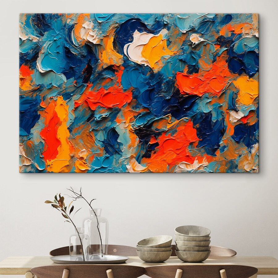 Des couleurs vives dans une expression vive