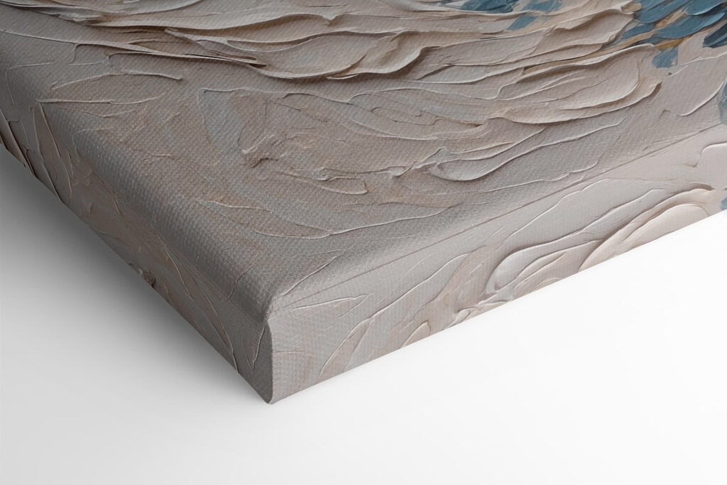 White and blue painting White and blue painting