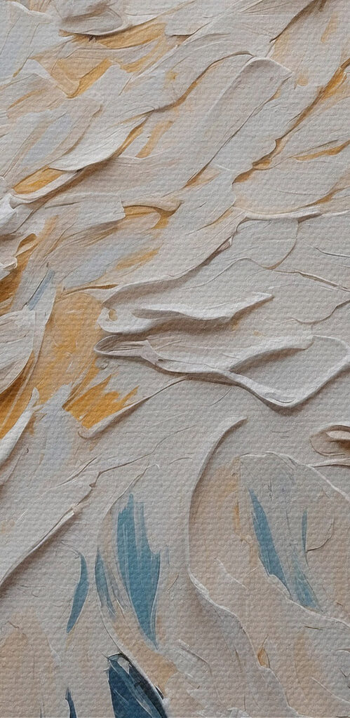 White and blue painting White and blue painting