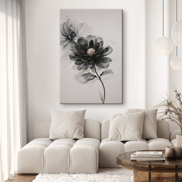 Fleur noire et blanche Fleur noire et blanche