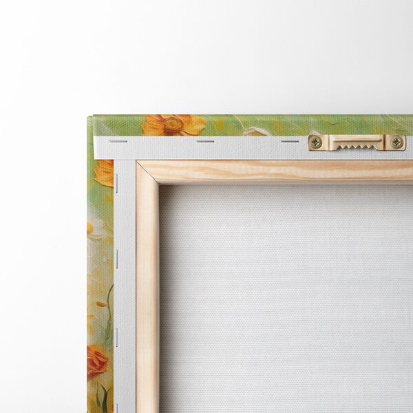 Peinture de fleurs dans un champ Peinture de fleurs dans un champ