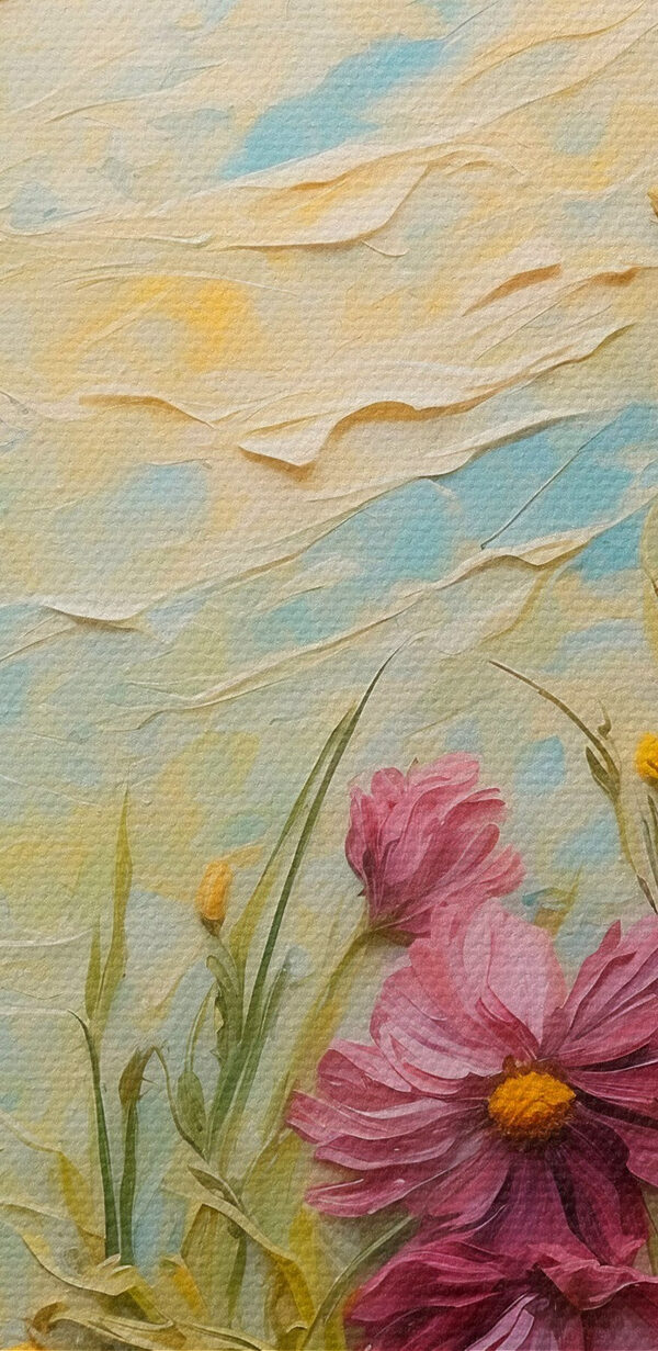 Peinture de fleurs et d'herbe Peinture de fleurs et d'herbe