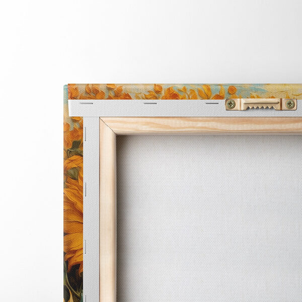 Peinture de tournesols dans un champ Peinture de tournesols dans un champ