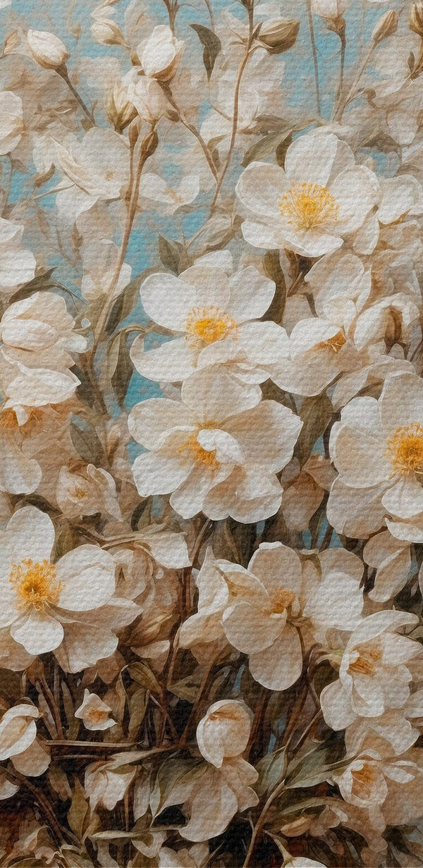 Vase de fleurs blanches Vase de fleurs blanches