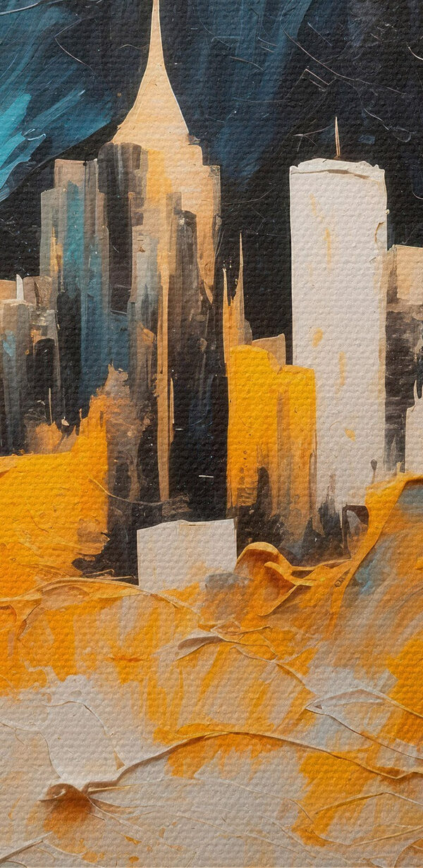 Peinture d'une ville Peinture d'une ville