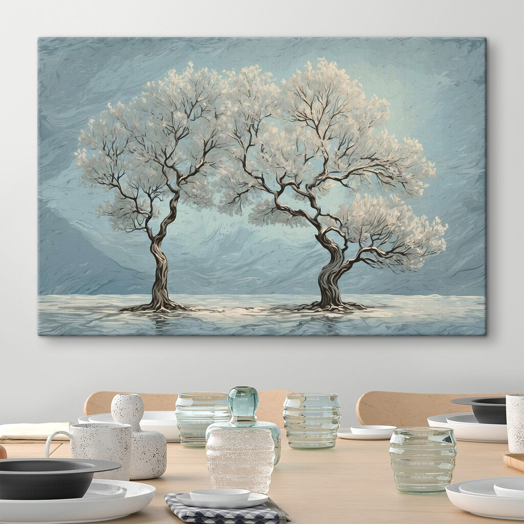 Two trees in the water Two trees in the water