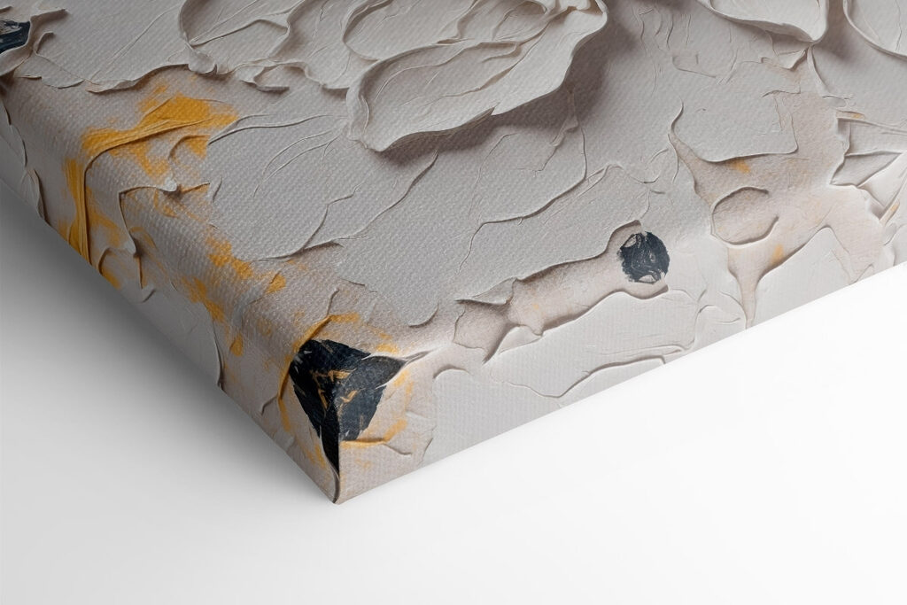 White and black flower