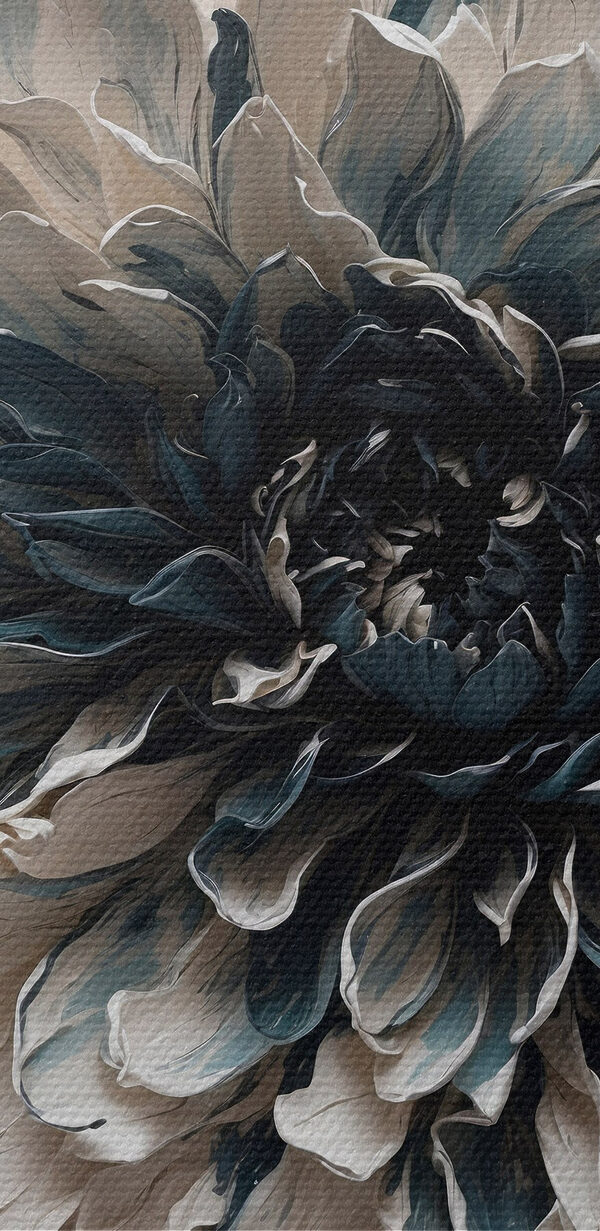Fleur blanche et noire Fleur blanche et noire