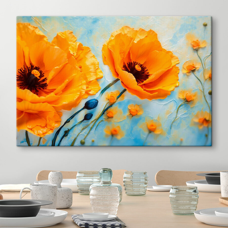 Des fleurs éclatantes pour un décor serein