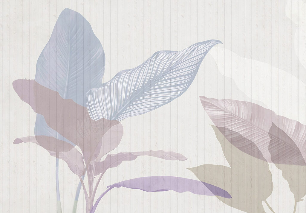 Feuilles pastel dans des tons doux Feuilles pastel dans des tons doux
