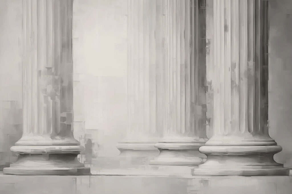Groupe de piliers avec colonnes Groupe de piliers avec colonnes
