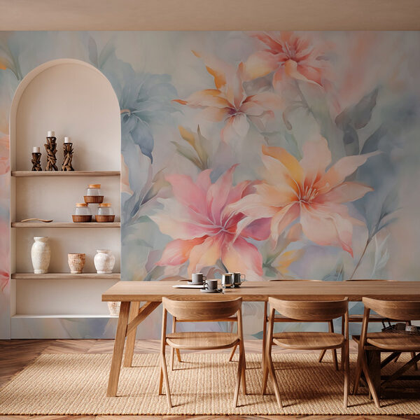 Peinture de fleurs sur une surface Peinture de fleurs sur une surface
