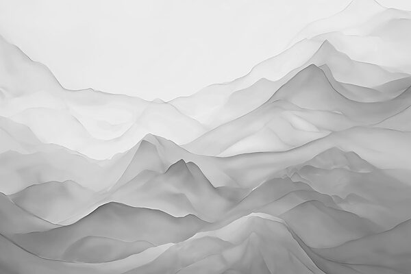 Chaîne de montagnes grises et blanches Chaîne de montagnes grises et blanches