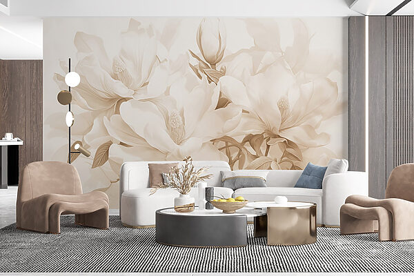 Delicate blooms in soft hues