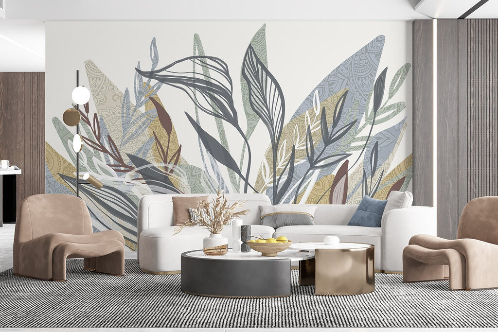 Elegant foliage with intricate patterns Elegant foliage with intricate patterns