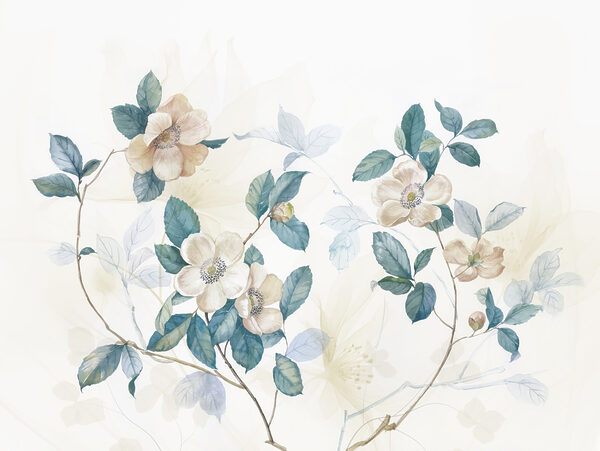 Peinture de fleurs et de feuilles Peinture de fleurs et de feuilles