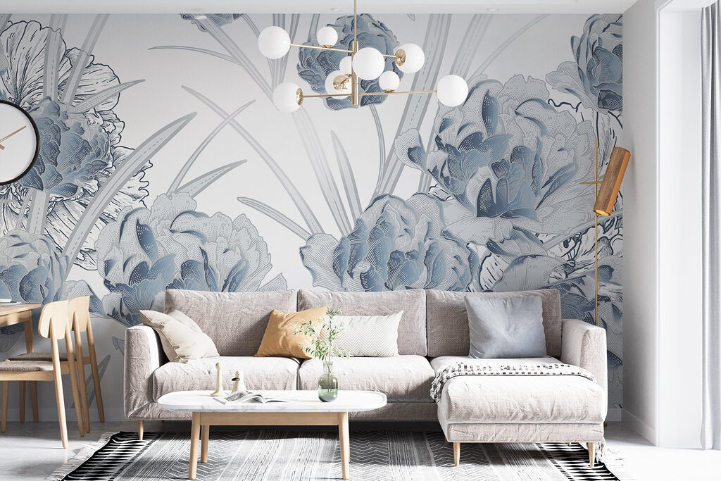 Delicate blooms in soft hues