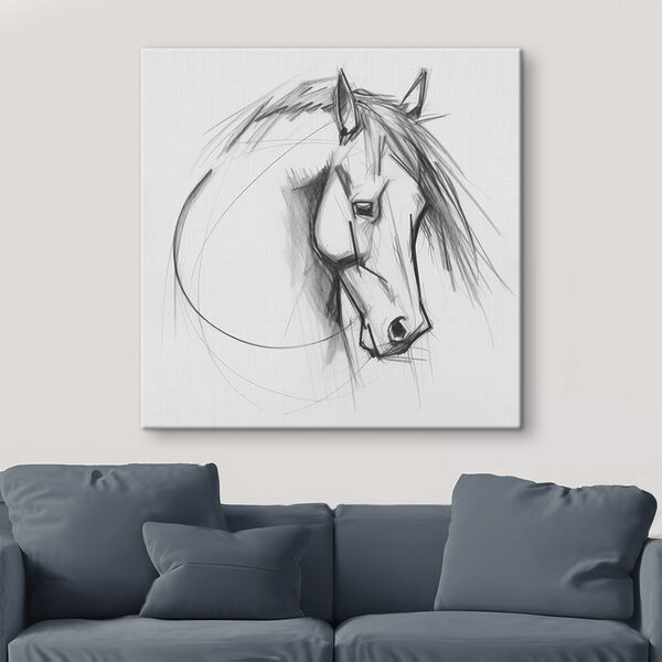 Dessin d'un cheval Dessin d'un cheval