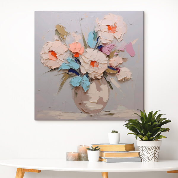 Peinture de fleurs dans un vase Peinture de fleurs dans un vase