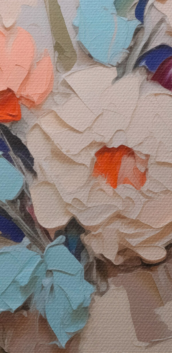 Peinture de fleurs dans un vase Peinture de fleurs dans un vase