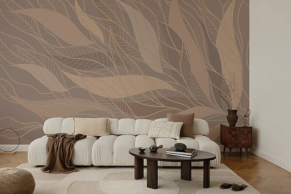 Motif marron et blanc Motif marron et blanc