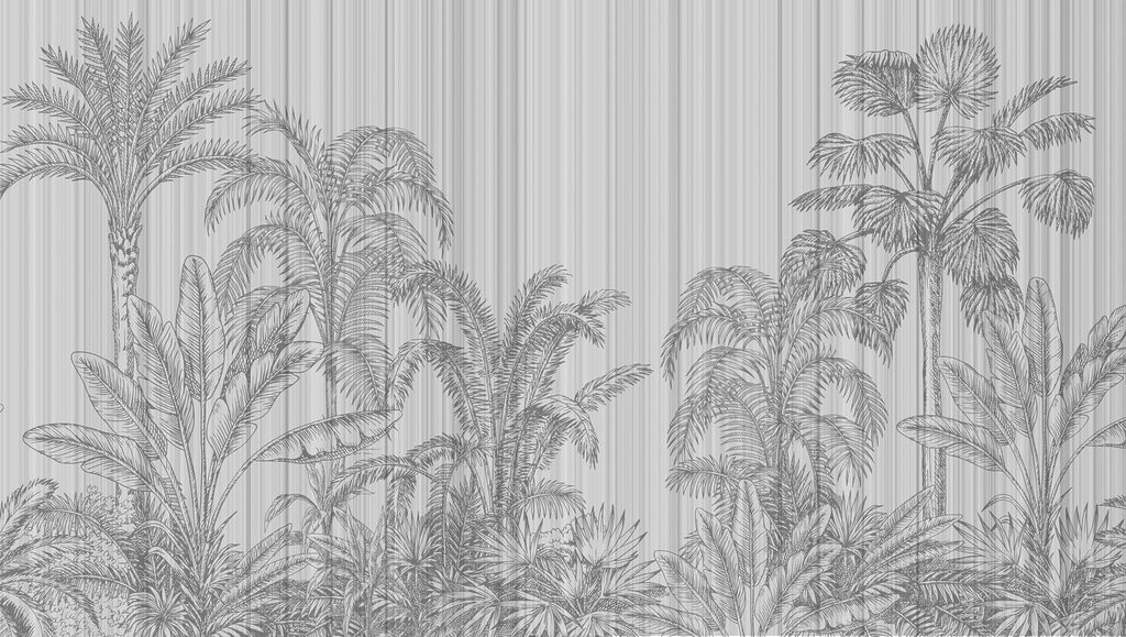 Fond gris et blanc avec palmiers Fond gris et blanc avec palmiers