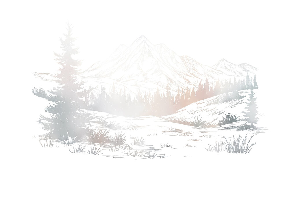 Paysage avec arbres et montagnes Paysage avec arbres et montagnes