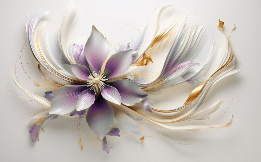 Elegant floral design in soft hues Elegant floral design in soft hues