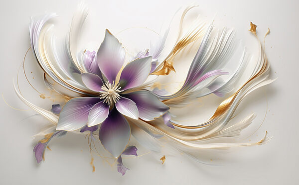 Elegant floral design in soft hues Elegant floral design in soft hues