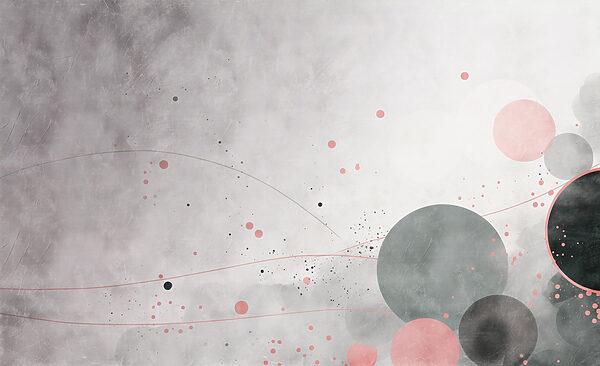 Cercles et lignes gris et roses Cercles et lignes gris et roses