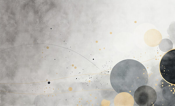 Cercles abstraits sur un fond doux Cercles abstraits sur un fond doux