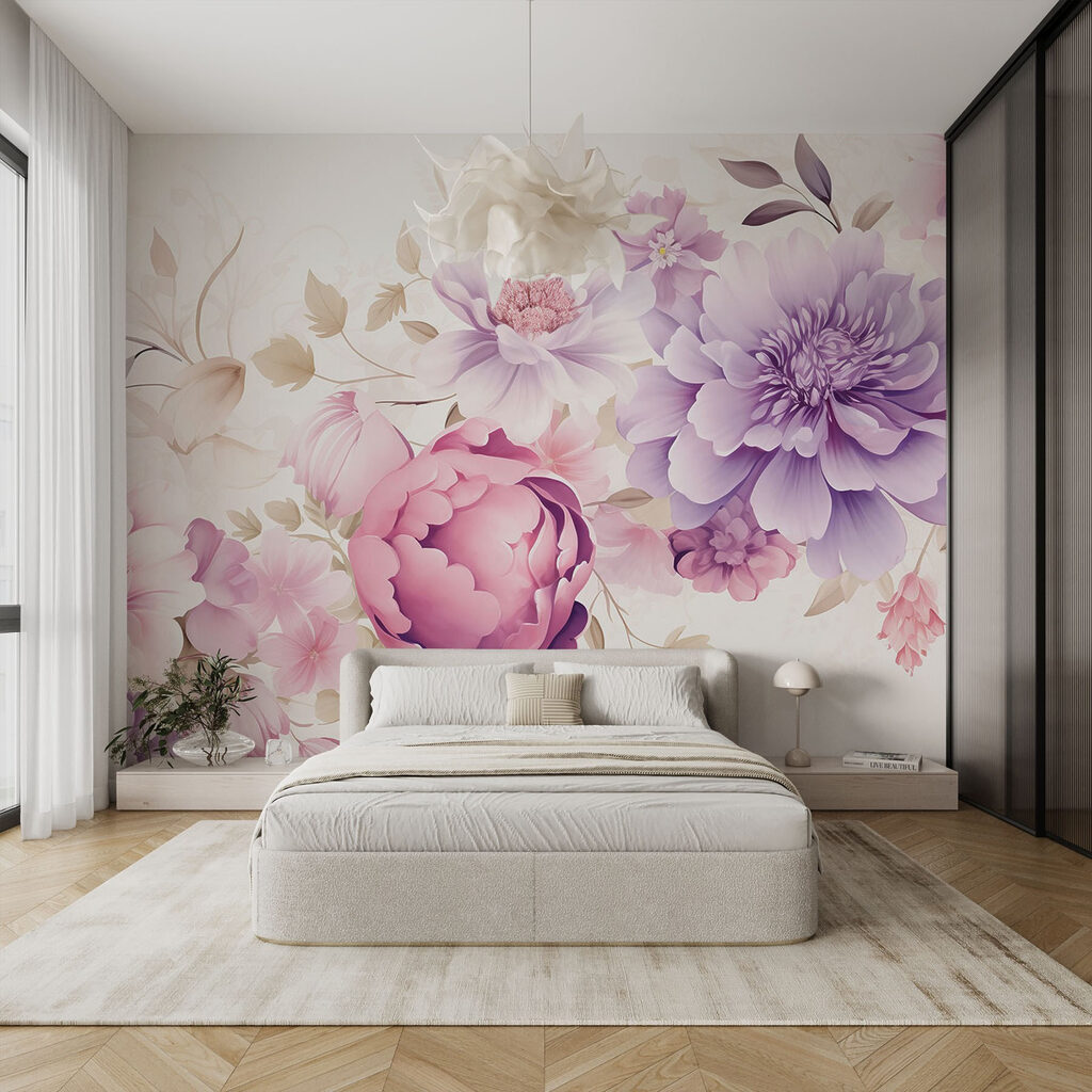 Delicate blooms in soft hues Delicate blooms in soft hues