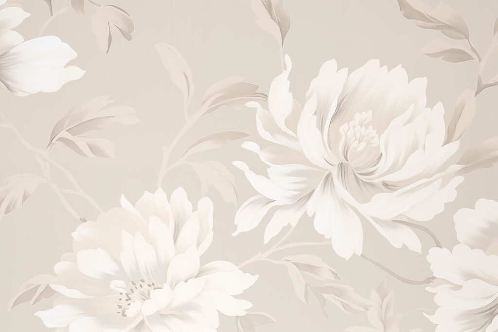 Élégant motif floral dans des tons doux Élégant motif floral dans des tons doux