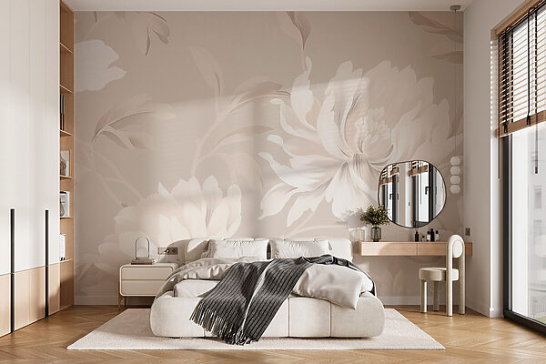 Élégant motif floral dans des tons doux Élégant motif floral dans des tons doux