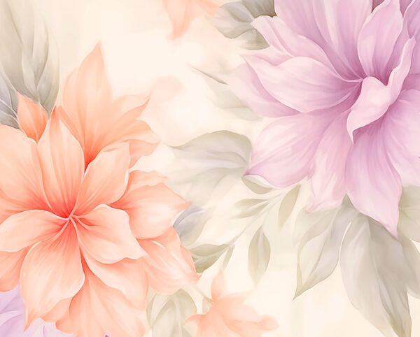 Des fleurs douces dans des tons pastel Des fleurs douces dans des tons pastel