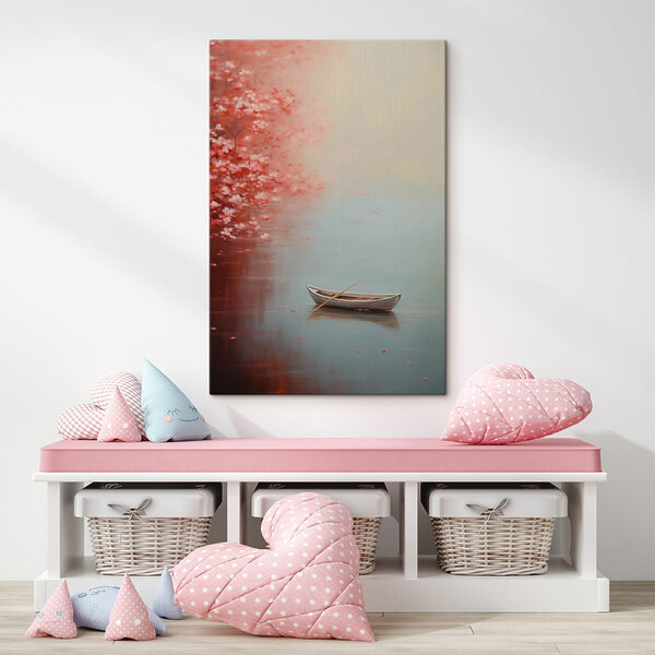 Peinture d'un bateau dans l'eau Peinture d'un bateau dans l'eau
